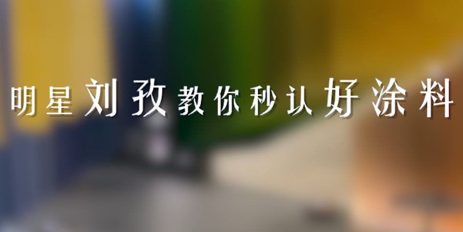 明星劉孜眼里的好涂料